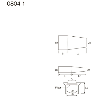 日本亚速旺 ASONE T-10 硅橡胶塞 シリコセンR PLUG SILICON 6-343-01
