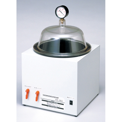 日本亚速旺 ASONE VE-ALL 内置泵真空防潮箱 （经济型）ポンプ内蔵真空デシケーター VACUUM DESICCATOR UNIT 1-8989-01