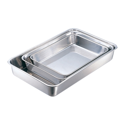 日本亚速旺 ASONE 不锈钢方形托盘(易清洁型) 18枚 1个 1-8676-08