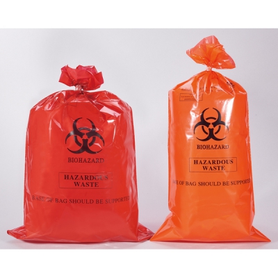 日本亚速旺 ASONE 红色生物危险品处理袋 附COA 小号 50只包 CC-5085-01 小号