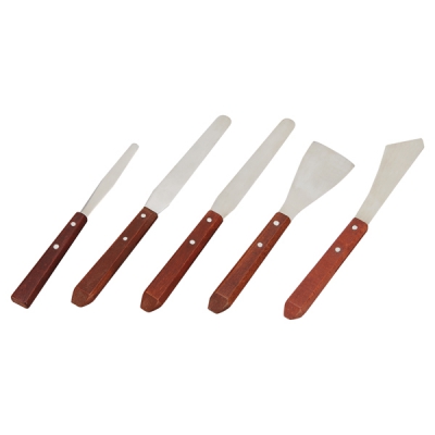 日本亚速旺 ASONE 木质手柄抹刀 1501 CC-5659-01 1501