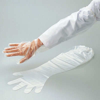 日本亚速旺 ASONE 耐溶剂长手套 内装20个 20只盒 8-3042-01 20pc