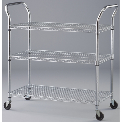 日本亚速旺 ASONE 三层手推车(镀铬) HJ8-5921-45 (1台) CC-3144-04