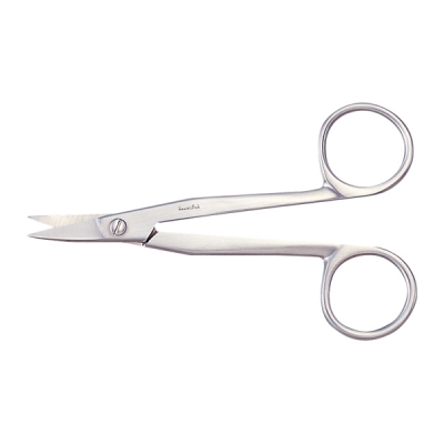 日本亚速旺 ASONE 小型双刃弯头剪刀(不锈钢制) No.16 115mm 2-542-11 金冠 No.16 115mm