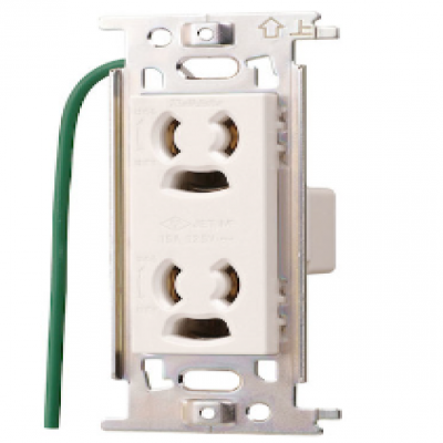 日本 MEIKO 明工社 ML1283WW-1 接地双插座