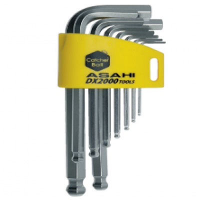 日本 ASH 旭金属工业 AZKS910 短六角杆扳手9件套