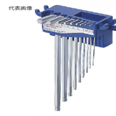 日本 ASH 旭金属工业 AQS0900 长圆珠尖六角杆扳手9件套